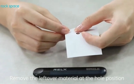 Como instalar filme de volta para Relx Infinity 4