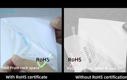 Revisão da máquina de corte de filme de espaço de rocha TPU filme VS outros filmes de PVC