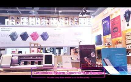 Máquina de corte de filme de espaço de rocha para qualquer um modelos de telefone