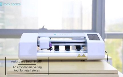 Por que escolher a máquina de corte de filme de plotter inteligente de espaço de rocha ZC1?