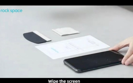 Como instalar o filme fosco flexível Rock Space