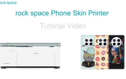 Como usar uma impressora de pele de telefone Rock Space