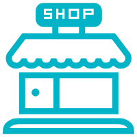 Exibição de produtos e design de loja