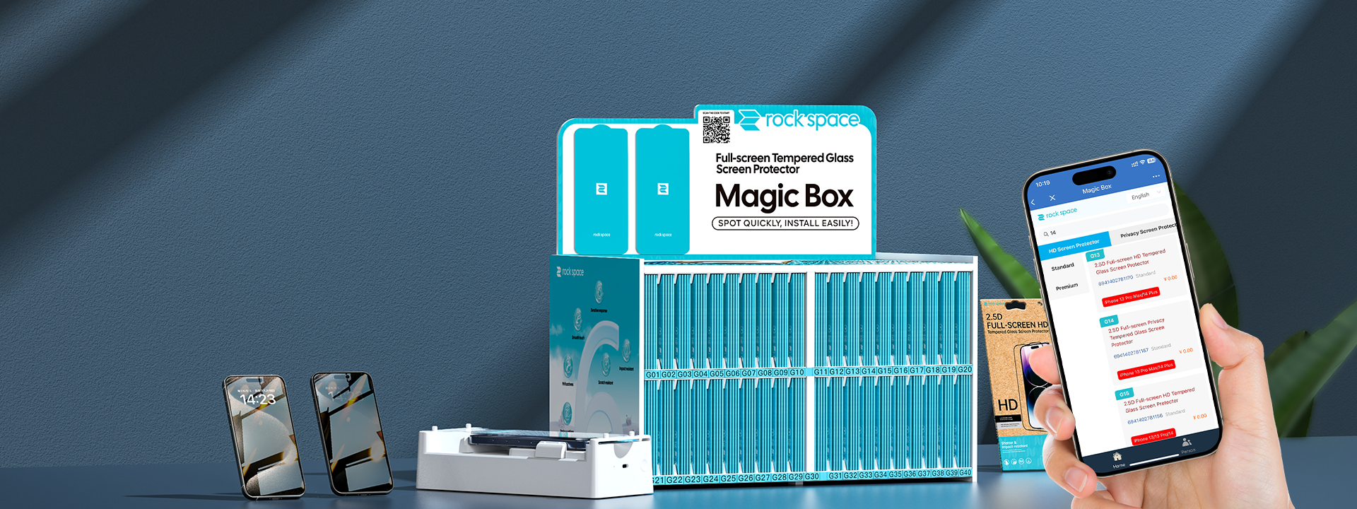 Solução protetora de tela de vidro temperado