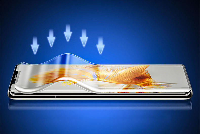 Ajuste sem costura com cura UV